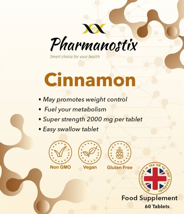 Best Naturals Cinnamon 2000mg Tablets GMP High Quality Biotions UAE