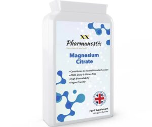 Magnesium CITRATE 500mg 120 Vegan Capsules