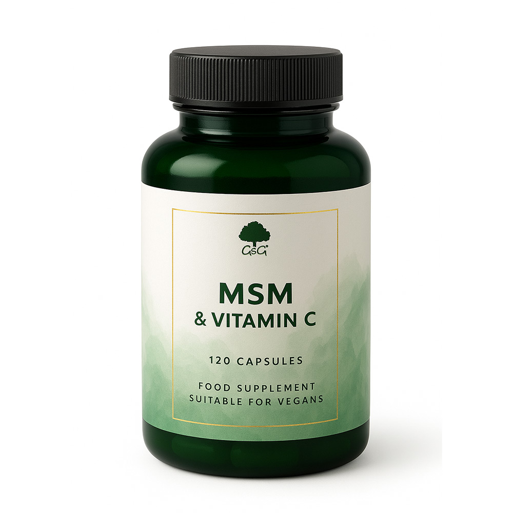 MSM 500MG & VITAMIN C - 120 CAPSULES