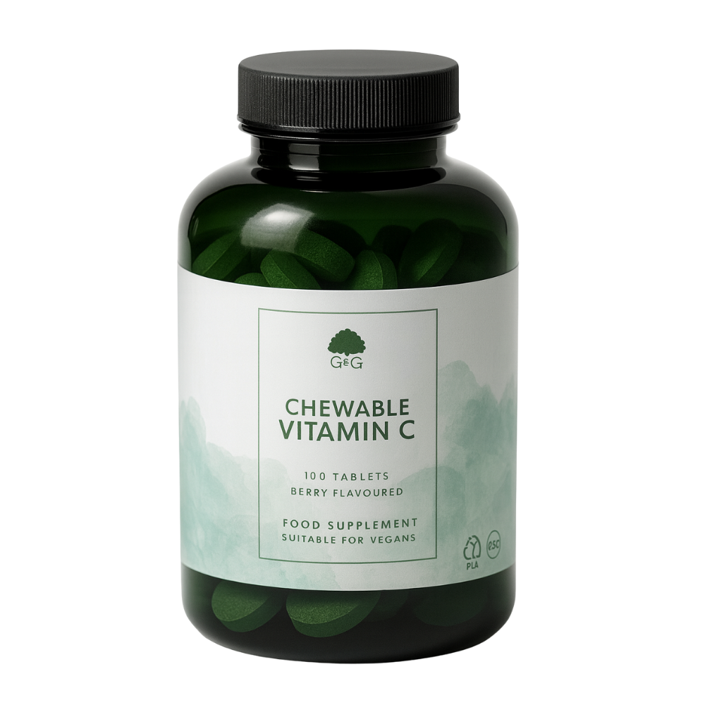 Chewable Vitamin C Tablets - 100 Vegan Tablets